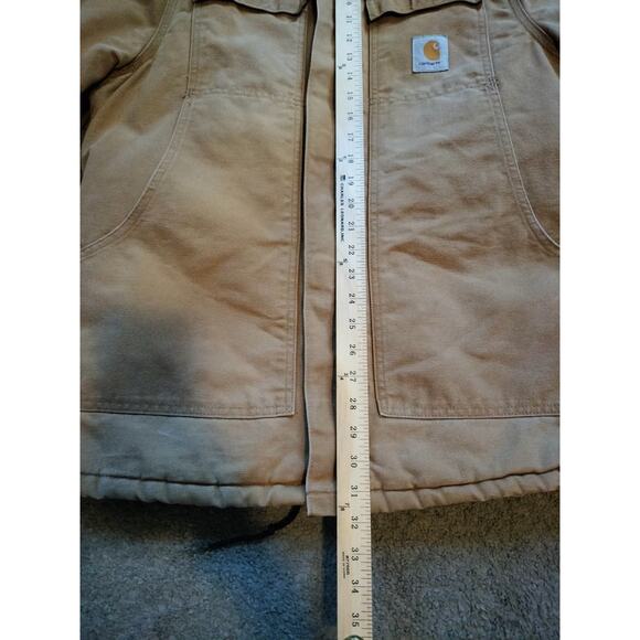 Carhartt Quilted Duck Canvas Jacket Coat No Tag Fits Like L/XL Mens - Picture 8 of 9